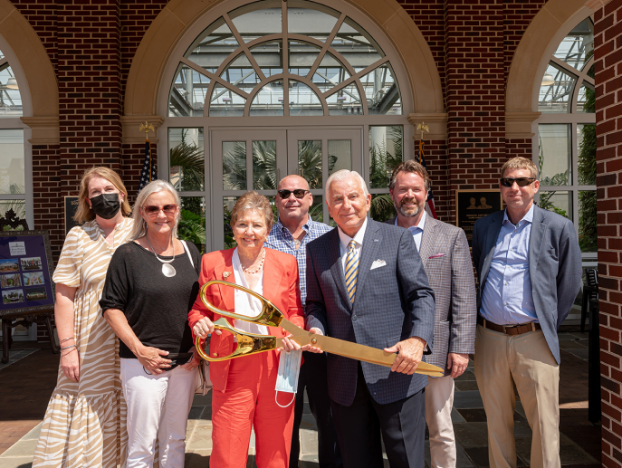 High Point University Ribbon Cutting For Caine Conservatory
